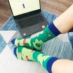 Colorful Funny Golf Socks for Men, Size 43-46