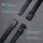 Men's Adjustable Leather Belt with Gift Box