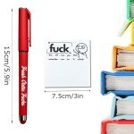 Funny Notepad and Pen Set for Gag Gifts