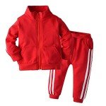 Boys Girls Athletic Outfit Set with Pockets
