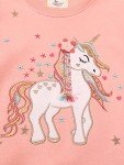 Toddler Girls Unicorn Cotton Sweatshirt - Pink 2/5T