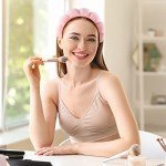 Pink Spa Headband and Wrist Washband Set