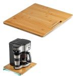 Bamboo Sliding Tray for Coffee Makers & Appliances