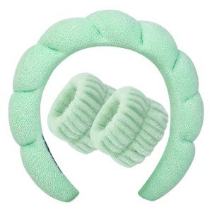 Soft Terry Spa Headband Set for Skincare