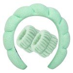 Soft Terry Spa Headband Set for Skincare