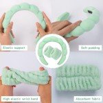 Soft Terry Spa Headband Set for Skincare