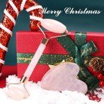 Rose Quartz Gua Sha and Jade Roller Set