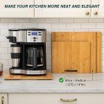 Bamboo Sliding Tray for Coffee Makers & Appliances
