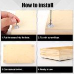 50pcs Non-Slip Rubber Feet for Cutting Boards