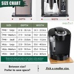 Bamboo Sliding Tray for Coffee Makers & Appliances