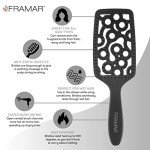 Framar Vented Wet Hair Brush for Easy Detangling