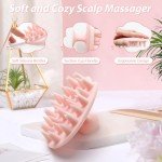 Silicone Scalp Massager & Hair Oil Applicators Set