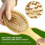 Bamboo Hair Brush Set for All Hair Types