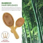 Bamboo Hair Brush Set for All Hair Types