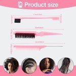 3-Piece Hair Brush Set for Sleek Styles