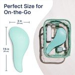Detangling Brush for All Hair Types - Turquoise