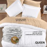 Utopia 3-Piece Bedding Set - Queen, White