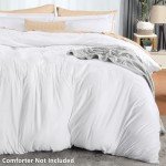 Utopia 3-Piece Bedding Set - Queen, White