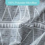 Lekesky Queen Size Microfiber Duvet Cover Set