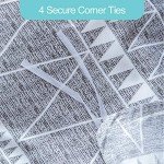 Lekesky Queen Size Microfiber Duvet Cover Set