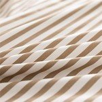 JELLYMONI 3-Piece Striped Cotton Bed Set