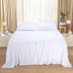 Cozy Microfiber Queen Bedding Set - White