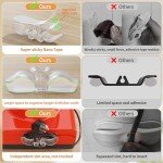 6-Pack Clear Cord Organizers for Kitchen Appliances