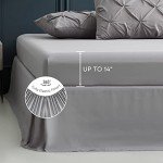 Queen White Pinch Pleat 8-Piece Comforter Set