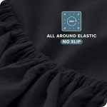 Bare Home 1800 Microfiber Hypoallergenic Bed Sheet Set, Queen