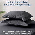 JOLLYVOGUE Dark Grey Reversible Queen Comforter Set