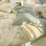 Zeyekuku 4-Piece Cotton Duvet Cover Set