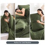 Cozy Ultra-Soft Sherpa Queen Comforter Set