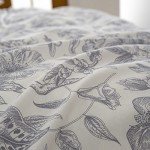 Floral Microfiber Bedding Set, Queen Size
