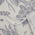 Floral Microfiber Bedding Set, Queen Size