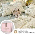 Zeyekuku 4-Piece Cotton Duvet Cover Set