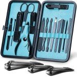 15-in-1 Stainless Steel Manicure Pedicure Set