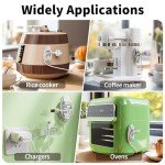 6-Pack Clear Cord Organizers for Kitchen Appliances