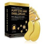 24K Gold Under Eye Masks - 20 Pairs