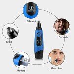 Ceenwes Battery-Operated Nose Hair Trimmer with Light