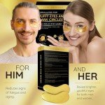 24K Gold Under Eye Masks - 20 Pairs