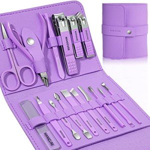 16-Piece Nail Care Set with Travel Case