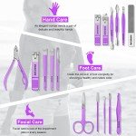 16-Piece Nail Care Set with Travel Case