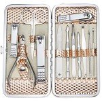 ZIZZON Rose Gold Nail Care Manicure Set