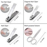 ZIZZON Rose Gold Nail Care Manicure Set