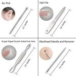 ZIZZON Rose Gold Nail Care Manicure Set