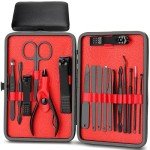 18-in-1 Professional Nail Care Set with Travel Case