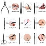 12-in-1 Manicure and Pedicure Set with Case