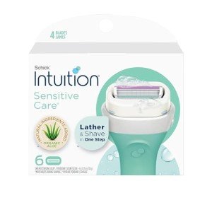 Schick Intuition Sensitive Skin Razor Refills, 6 Pack