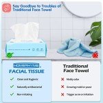 Ultra-Soft Biodegradable Facial Tissue, 600 Count