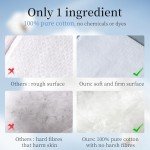 SHINO Biodegradable Cotton Pads for Sensitive Skin